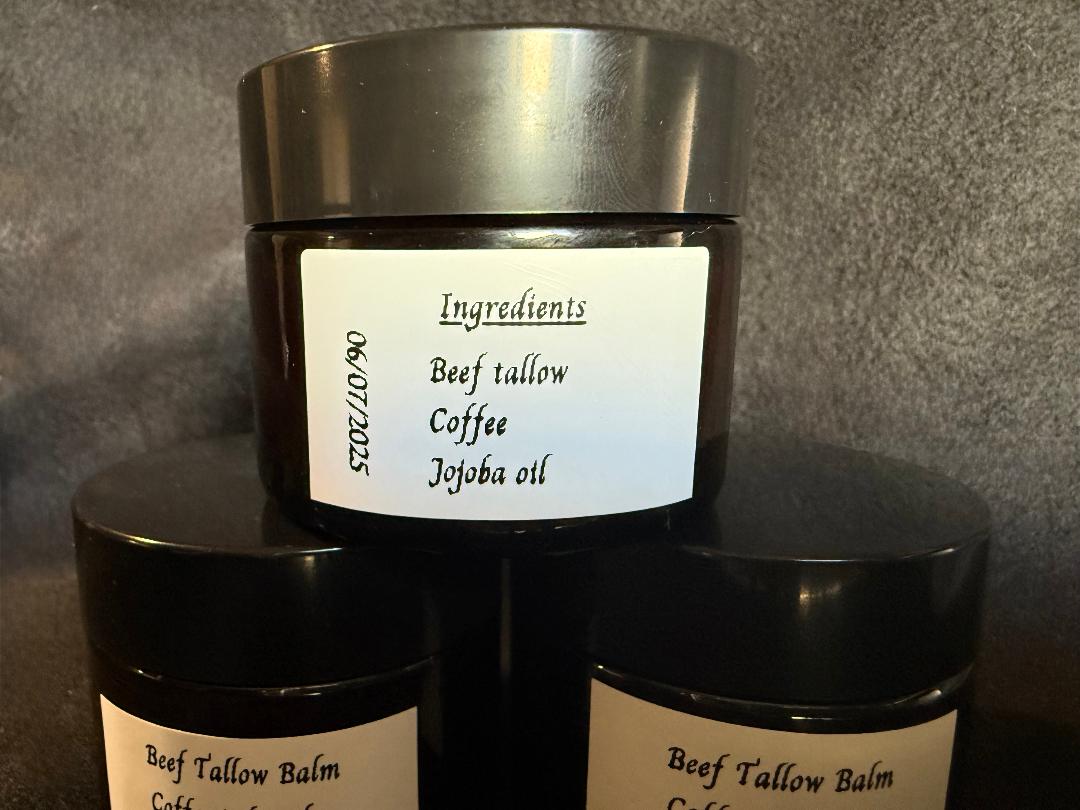 Beef Tallow Balm Coffee infused