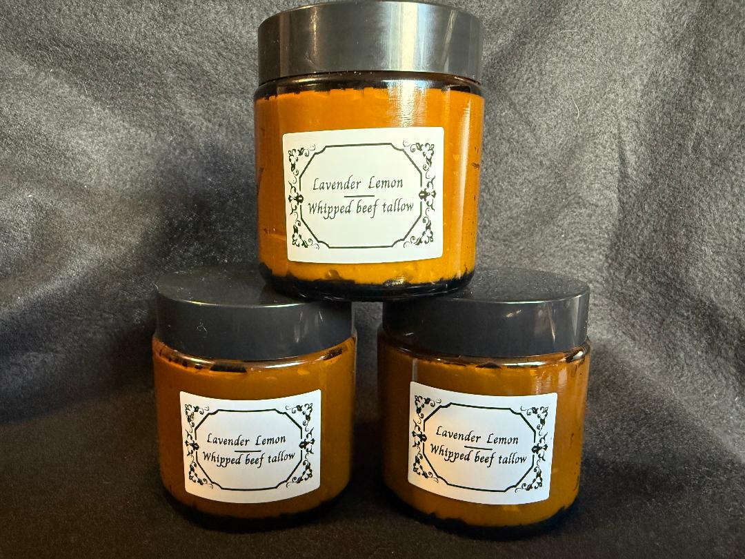 Lavender Lemon Whipped Beef Tallow