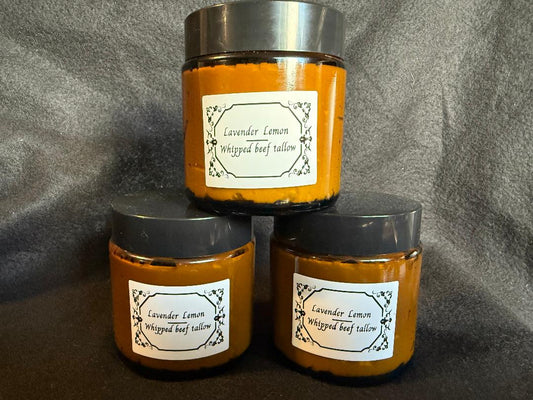 Lavender Lemon Whipped Beef Tallow
