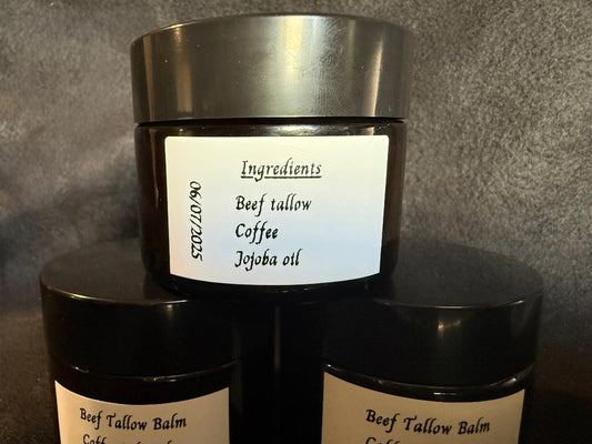Beef Tallow Balm Coffee infused