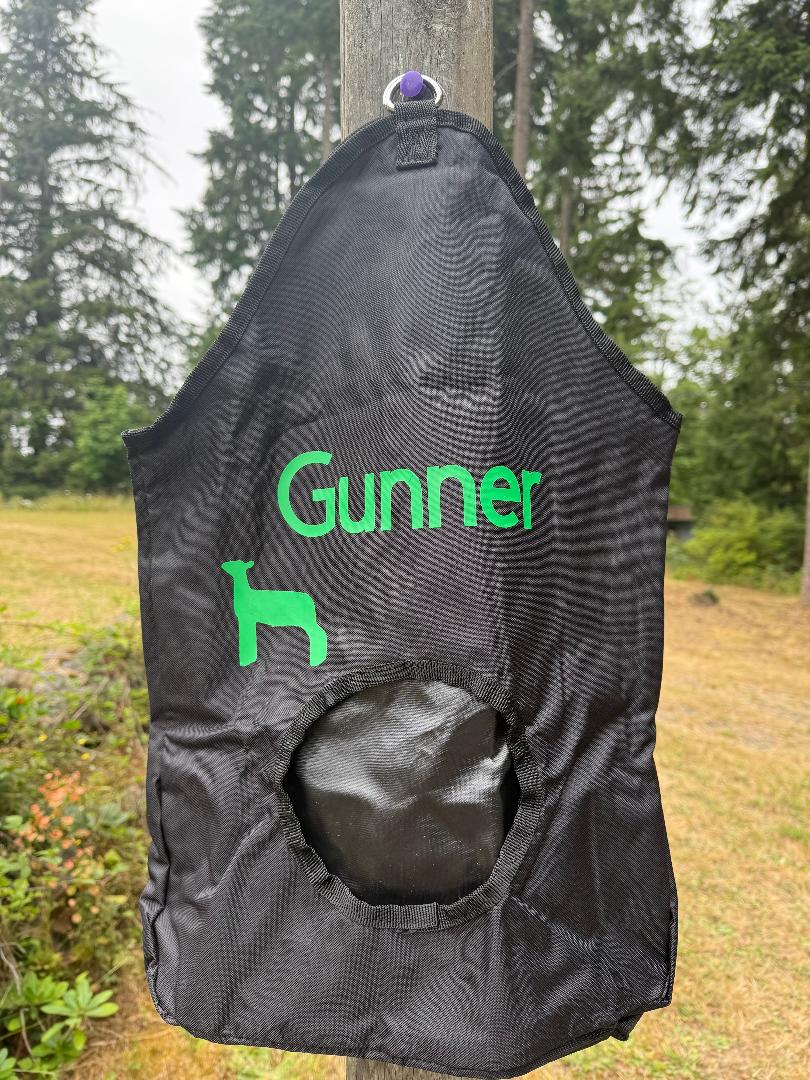 Custom Mini hay bags.